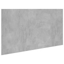 vidaXL Sengegavl betonggrå 160x1,5x80 cm konstruert tre