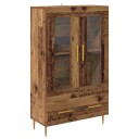  Høyskap Gamle tre 69,5 x 31 x 115 cm Sponplater og glass