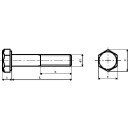S+P M20 A4 sekskantskrue 200 mm - 10 stk.