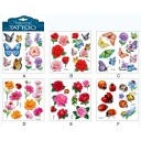 Midlertidig Tatovering Blomster & Insekter assortert