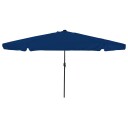  Hageparasol med LED lys 395x245 cm Azurblå