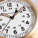 Hamilton Herreklokke H69459510 Khaki Field Hvit/Lær Ø38 mm