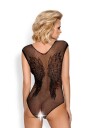 Obsessive Net Body with Open Crotch