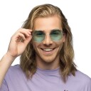 Boland - Party glasses Hippie XL Green