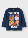 Name It Jasper Paw Long Sleeve Top Blå 92