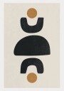 Abstract Forms Balance Geometric Plakat Plakat / 50x70cm