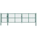 vidaXL Hageport netting grønn 500x175 cm galvanisert stål