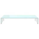 vidaXL TV-benk glass grønn 80x30x13 cm