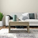 vidaXL Salongbord sonoma eik 68x50x38 cm sponplate