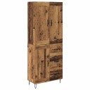  Høyskap med skuff Gamle tre 69,5 x 34 x 180 cm Konstruert tre