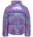 kids ONLY Purple Opulence Celine Metallic Short Puffer Jakke 164