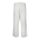 Twinset Dame Bukser Hvit S,