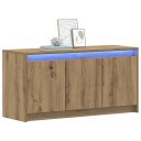 vidaXL TV-skap 100 x 34 x 50 cm Artisan eik Konstruert tre