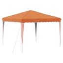 vidaXL Pop-up Festtelt 288 x 288 x 245 cm Oransje Oxford Stoff