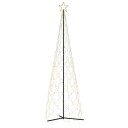 vidaXL Julekongletre varm hvit 500 LED-lys 100x300 cm