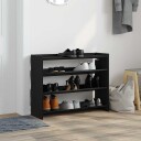  Skohylle svart 80x25x61,5 cm konstruert tre 8721158649461