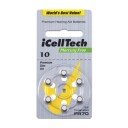 iCellTech PR70 Sinkluft 6-pk Knappcellebatteri 1,45 V