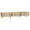  TV skap 147 x 34,5 x 30 cm Sonoma eik Konstruert tre