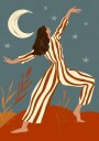 Moonlit Dance Poster Plakat / 70x100cm