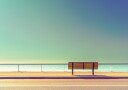 The Bench Poster Plakat / 21x30cm