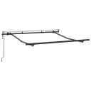 elektrisk markiseramme uttrekkbar 2.5x2 m metall