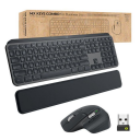 Logitech MX Keys 2 Tastatur- og Mussett med Bakbelysning - Trådløs - AZERTY - Svart