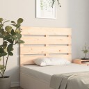 vidaXL Sengegavl 75x3x80 cm heltre furu