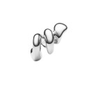 Maria Black Coil Crawler Earring Left Øredobber Sølv