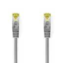Nedis Cat 8.1 nettverkskabel | S/FTP | RJ45 Han | RJ45 Han | 5.00 m | Rund | LSZH | Grå | Label