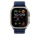 Apple 49mm Blue TrailLoop-M/L Natural Titanium Finish