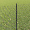  Gjerde med stolpe Grå 1,5 x 10 m Stål og PVC