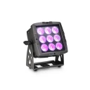 Cameo Flat Pro Flood 600 Ip65 Outdoor Flood Light With 9x12w Rgbwa+uv