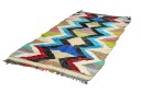 Marokkansk Boucherouite teppe 125 x 250 cm Størrelse: 125 x 250 cm