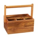 Dorre Bess Bestikkholder tre akasie 22x15x11 cm 1714510-01-0 1714508-01-0