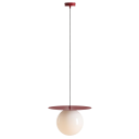 Aldex Loop pendellampe Ø25 cm rød