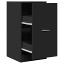  Apotekskap svart 40x41x77,5 cm konstruert tre 8721158399861