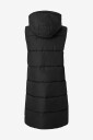 pieces   Vest pcBee New Long Puffer Vest   Svart
