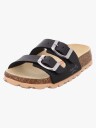 Superfit Kids' Fussbettpantoffel Black 33, Black