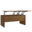 vidaXL Salongbord brun eik 102x50,5x46,5 cm konstruert tre