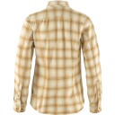 Fjellreven  ÖVik Flannel Shirt W Dame, 113-196 Chalk White-Dune Beige, XL