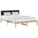  Sengestamme Brunt og svart 140 x 200 cm Heltre furu