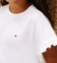 Tommy Hilfiger T skjorte Hvit Tommy Hilfiger 16 år 176 T skjorte