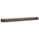 vidaXL Høybed galvanisert stål 544x100x36 cm brun