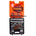 Bahco S87+7 Kombinasjons Pipenøkkelsett 1/4" og 1/2" med 94 Deler