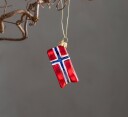 Brink Nordic Juletrepynt flagg 7 cm