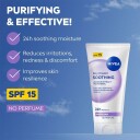 NIVEA Soothing Day Cream med SPF15 for sensitiv hud, 50 ml