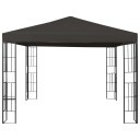 vidaXL Paviljong 3x3 m antrasitt