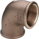 10 stk 1/2" x 3/8" Gunmetall silisiumbronse bøy 90°
