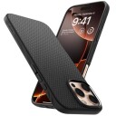 Spigen Liquid Air TPU-deksel for iPhone 16 Pro Max - Matt Svart