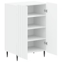vidaXL Sko Skap ZWOLLE 59,5 x 39,5 x 91,5 cm Konstruert tre Hvit